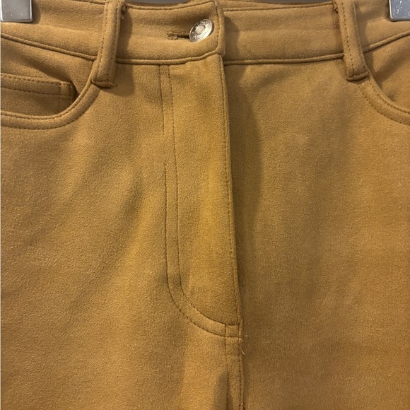 Wilfred Aritzia Melina Tan Faux Suede Pants - Picture 3 of 6